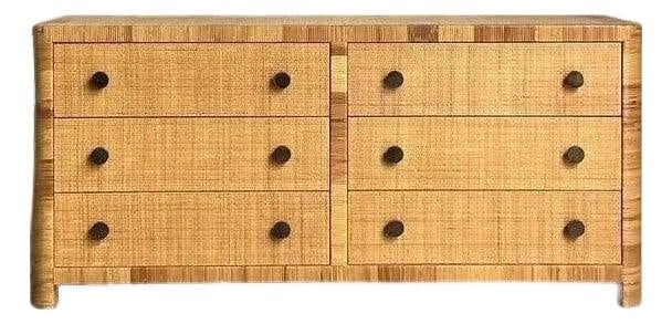 Bielecky Brothers Vintage Rattan Dresser 72in Architectural Design (1 of 10)