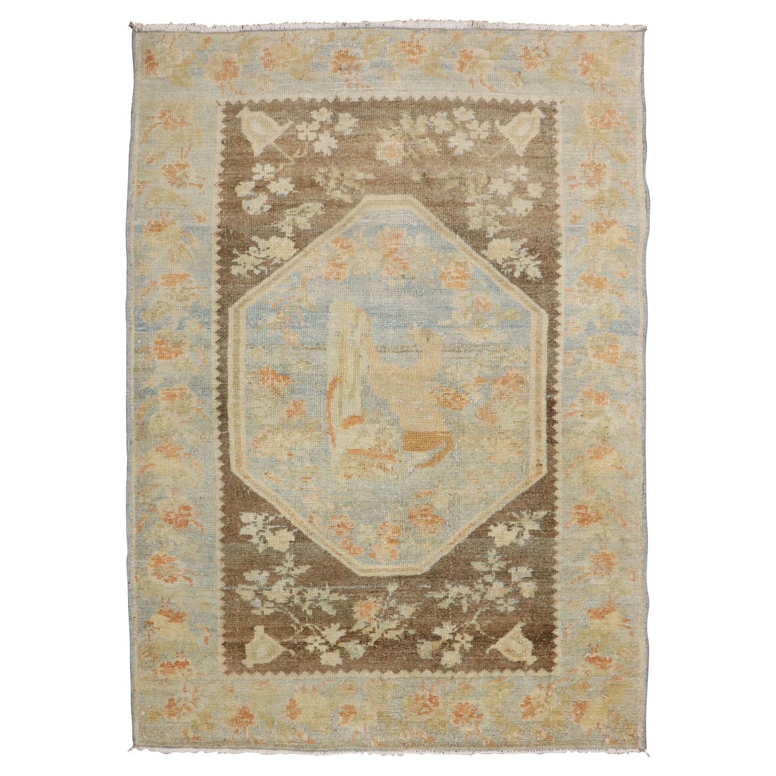 Zabihi Collection Antique Persian Kurd Bidjar Rug 30 x 43 Hand-Knotted Wool (1 of 7)