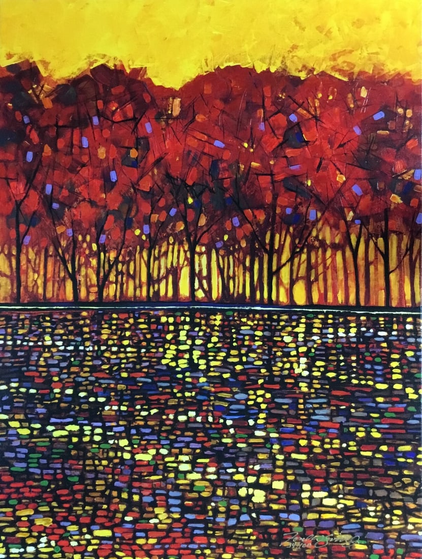 Ford Smith Intricate Nature Signed Limited Edition Giclee Canvas Print: Ford Smith Intricate Nature Signed Limited Edition Giclee Canvas Print Discover the captivating beauty of 'Intricate Nature,' a signed and numbered limited edition giclee print on canvas by the renown