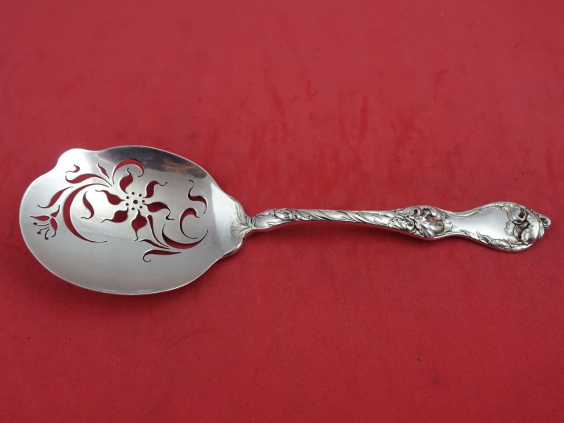 Reed and Barton Les Cinq Fleurs Sterling Silver Cucumber Server 7.5 Inch (1 of 3)