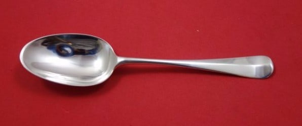 WHW London Rat Tail Sterling Silver Soup Spoon 1960s 6 7/8" (1 of 1)