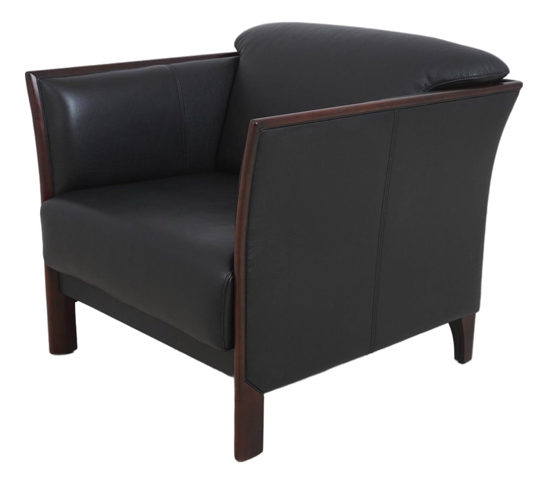 Jaguar Leather Club Chair Modern Design Brown 20 Years Old (1 of 10)