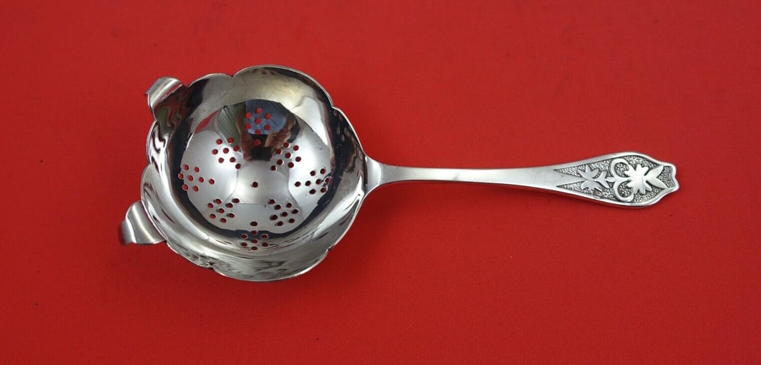 Vintage E. Viners English Sterling Silver Tea Strainer 6 Inch Sheffield (1 of 2)