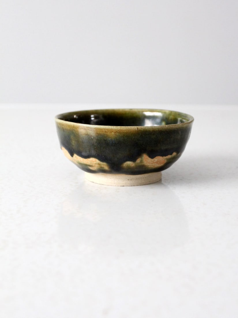 Artist Signed 2018 Studio Pottery Bowl Rich Green Glaze (1 of 10)