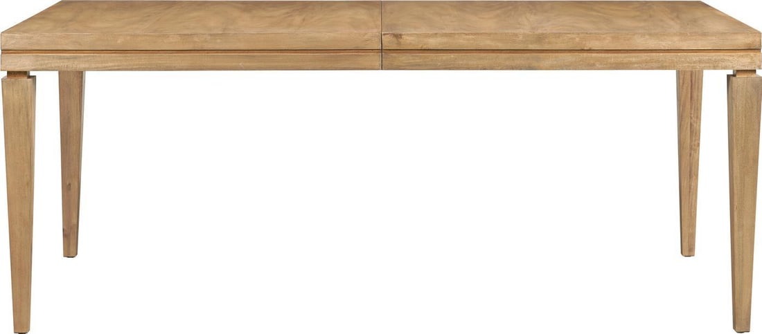 Port Eliot Timeless Italian Dining Table with Leaf Bleach Finish (1 of 1)