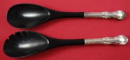 International Sterling Joan of Arc Salad Serving Set 2-Piece: International Sterling Joan of Arc Salad Serving Set 2-Piece Enhance your dining experience with this exquisite Joan of Arc Salad Serving Set crafted by International Sterling. Made from high-quality