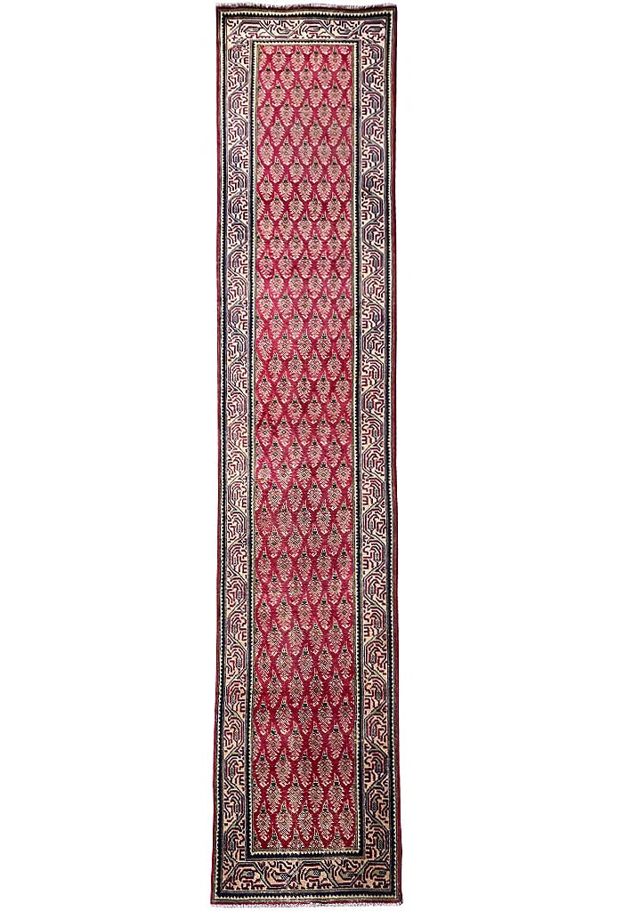 14ft Antique Persian Runner Rug Paisley Design Handmade Iran: 14ft Antique Persian Runner Rug Paisley Design Handmade Iran Free continental US Shipping This stunning 14-foot antique Persian runner rug showcases the exquisite craftsmanship of genuine handmade art