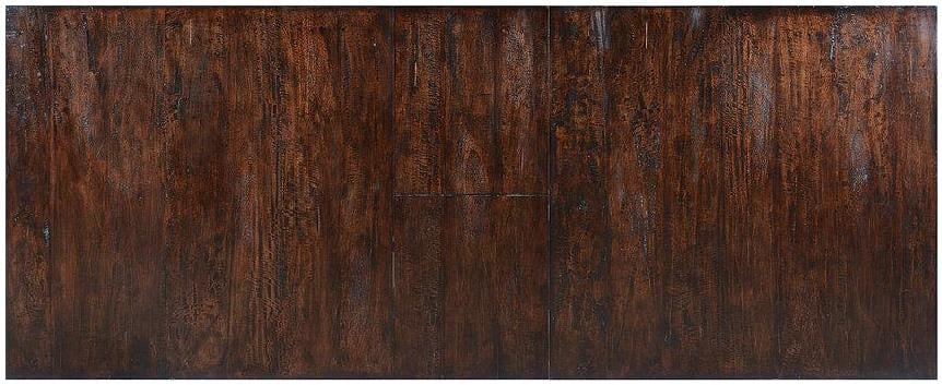 Cambridge Old World Style Dark Rustic Pecan Butterfly Leaf Dining Table (1 of 9)