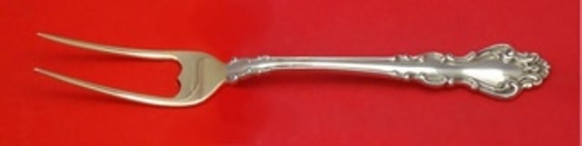 Reed and Barton Spanish Baroque Sterling Silver Serving Fork 7 3/8" (1 of 2)