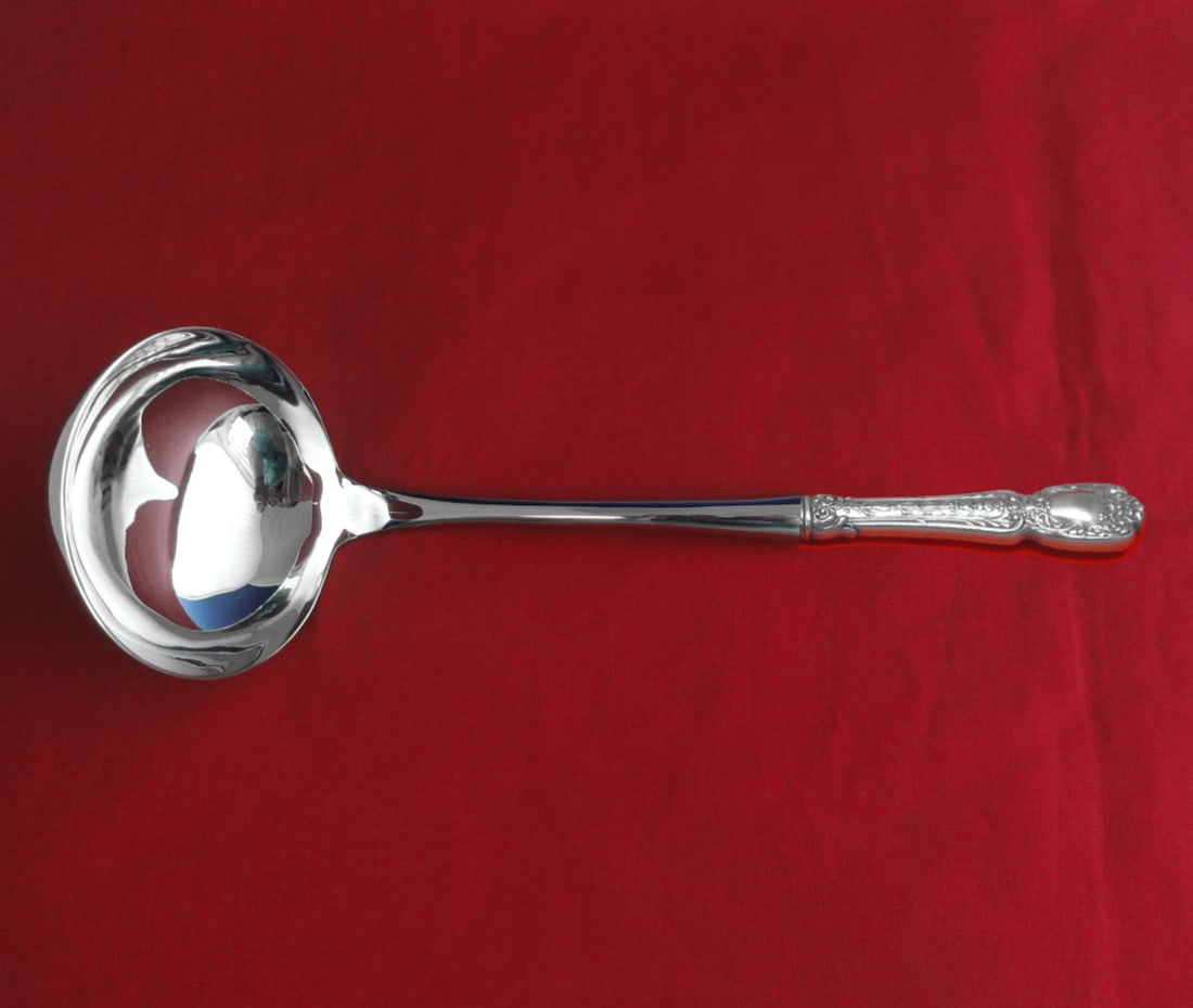 Gorham Florentine Sterling Silver Custom Soup Ladle 10.5 Inch (1 of 2)