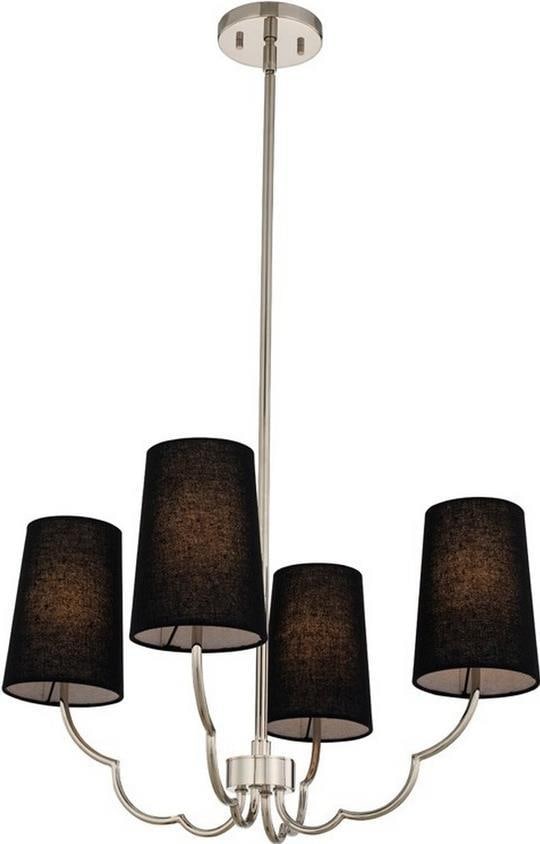 Kalco Sophia 4-Light Polished Nickel Bowl Chandelier Indoor Dimmable: Kalco Sophia 4-Light Polished Nickel Bowl Chandelier Indoor Dimmable Illuminate your space with the sophisticated Sophia 4-Light Casual Luxury Chandelier. This transitional style bowl chandelier featu
