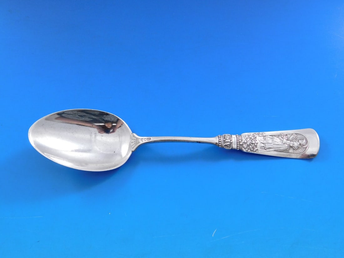 Gorham Fontainebleau Sterling Silver Place Soup Spoon 7 Inch Multi-Motif (1 of 6)