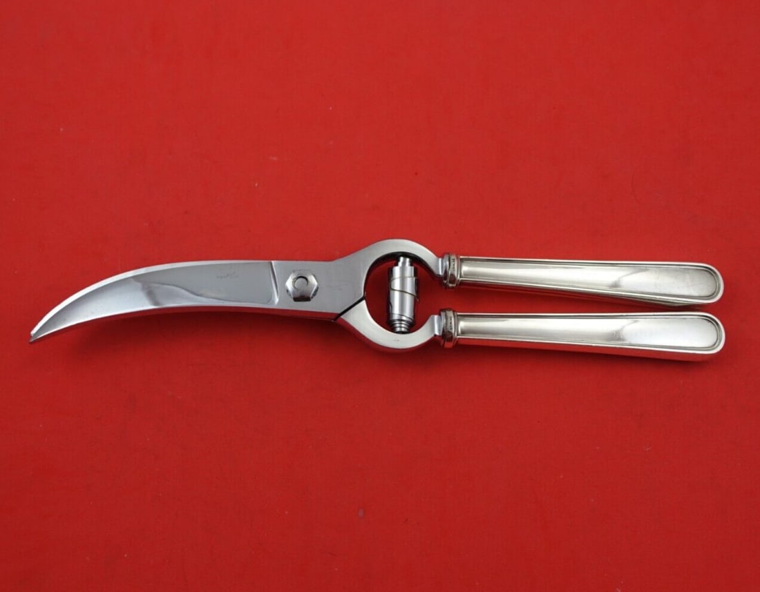 Kirk Calvert Sterling Silver Lobster Shears 9 7/8 Inch (1 of 3)
