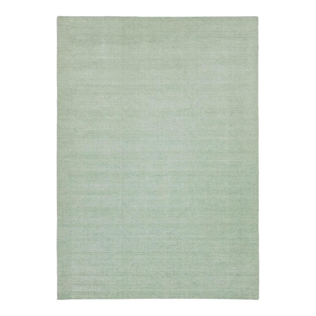 10x14 Handmade Wool Rug Light Green Modern Indian Design: 10x14 Handmade Wool Rug Light Green Modern Indian Design Enhance your living space with this exquisite handmade wool rug, featuring a contemporary Indian design. Crafted by skilled artisans, this rug