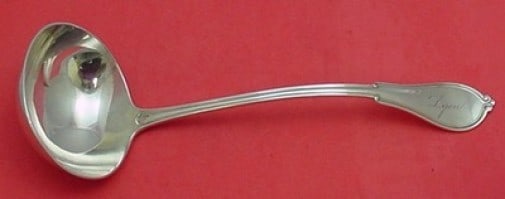 Gorham Cottage Sterling Silver 13 Inch Soup Ladle Antique: Gorham Cottage Sterling Silver 13 Inch Soup Ladle Antique This exquisite 13" soup ladle is a part of the Cottage pattern by Gorham, crafted from high-quality sterling silver. Dating back to the period