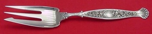 Whiting Hyperion Sterling Silver Vintage Dessert Fork 3-Tine 6.25": Whiting Hyperion Sterling Silver Vintage Dessert Fork 3-Tine 6.25" This vintage dessert fork features a classic 3-tine design in the elegant Hyperion pattern by Whiting Manufacturing Company. Crafted