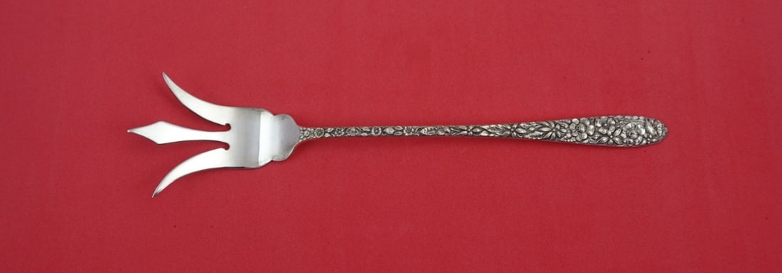 Manchester Southern Rose Sterling Silver Lettuce Fork 8 Inch: Manchester Southern Rose Sterling Silver Lettuce Fork 8 Inch This elegant Southern Rose Lettuce Fork by Manchester is a stunning addition to your serving collection. Crafted from high-quality sterling
