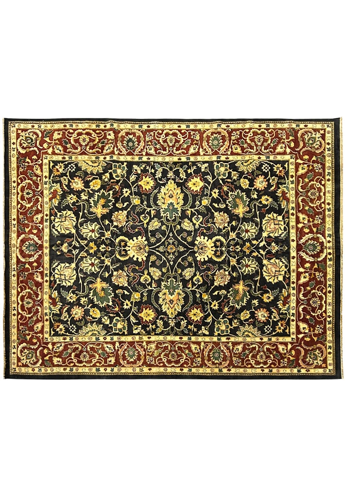 Handcrafted Jaipur Large Rug 11'9 x 14'5 Persian Design: Handcrafted Jaipur Large Rug 11'9 x 14'5 Persian Design Free continental US Shipping Enhance your living space with this stunning handcrafted rug, expertly created by skilled Persian artisans. Featuri