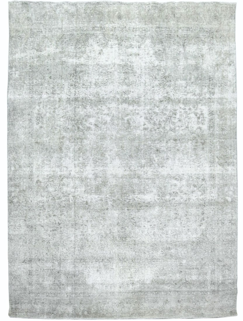 Vintage Stone-Washed Hand-Knotted Wool Floral Rug 9'0" x 12'1": Vintage Stone-Washed Hand-Knotted Wool Floral Rug 9'0" x 12'1" Transform your living space with this stunning vintage Oriental rug, featuring a muted floral design that beautifully complements any roo