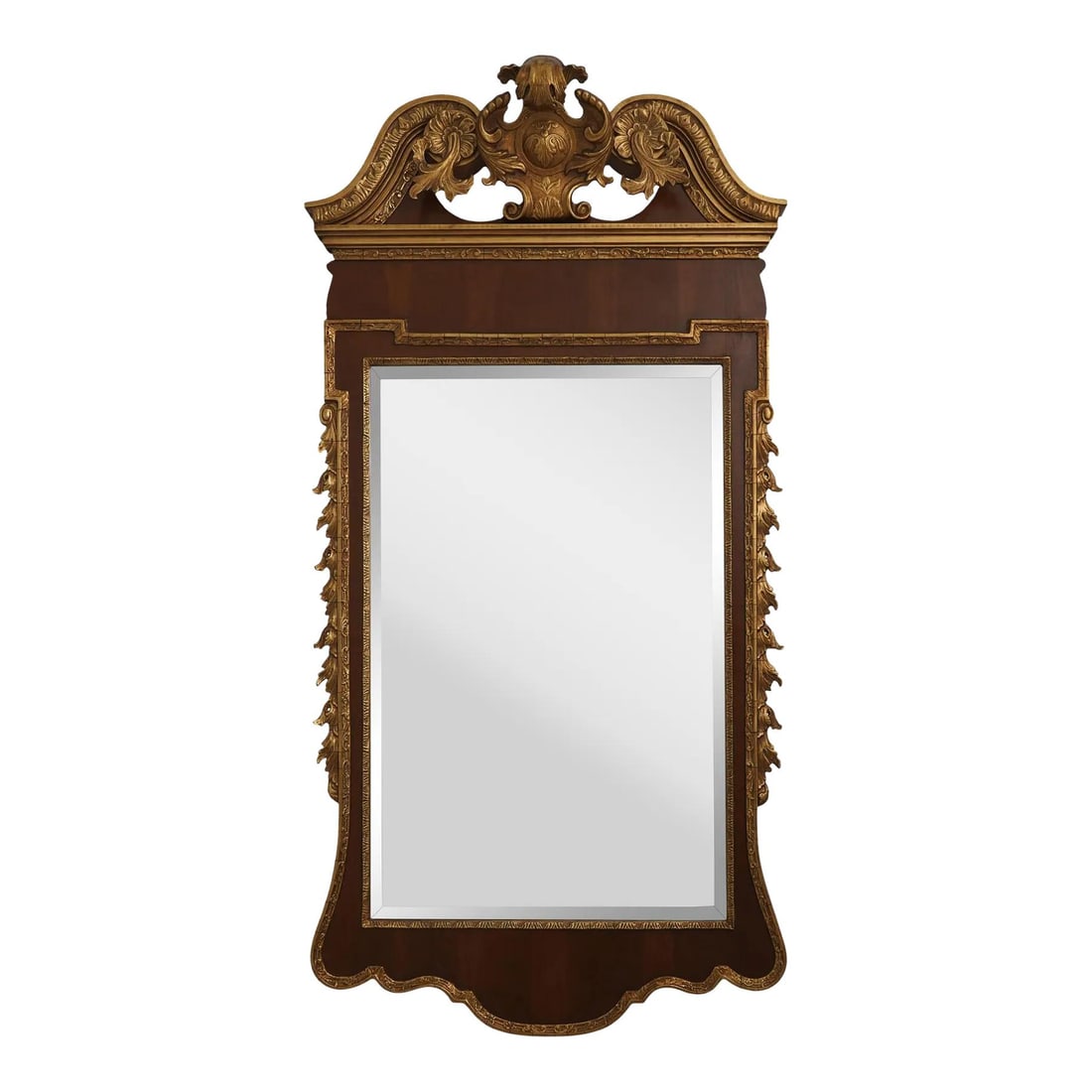 Colonial Williamsburg Model 6359 Georgian Mahogany Mirror Chippendale Design: Colonial Williamsburg Model 6359 Georgian Mahogany Mirror Chippendale Design This stunning Colonial Williamsburg Georgian Mahogany Mirror showcases exquisite craftsmanship from the Colonial Williamsbu