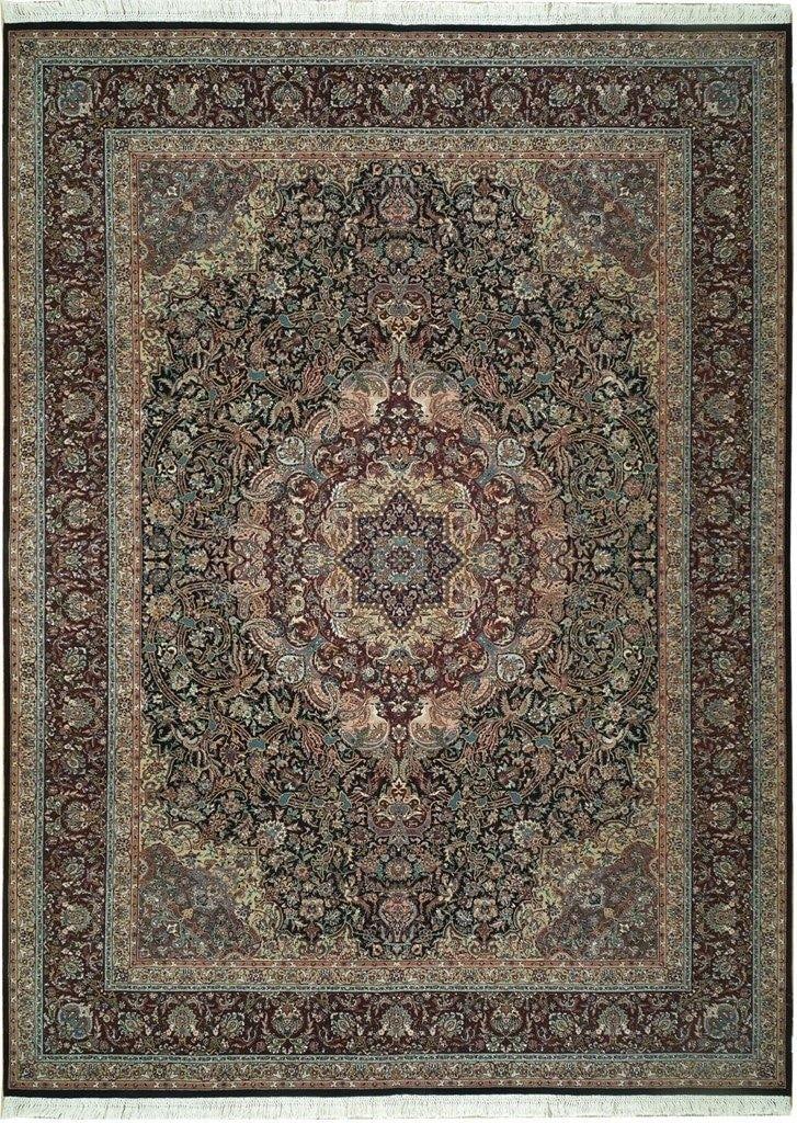 Luxurious 8.8 x 11.5 Black Handmade Wool Silk Tabriz Rug: Luxurious 8.8 x 11.5 Black Handmade Wool Silk Tabriz Rug Free continental US Shipping Elevate your living space with the luxurious 8.8 x 11.5 Black High-End Wool & Silk Rug. Handcrafted in China, this