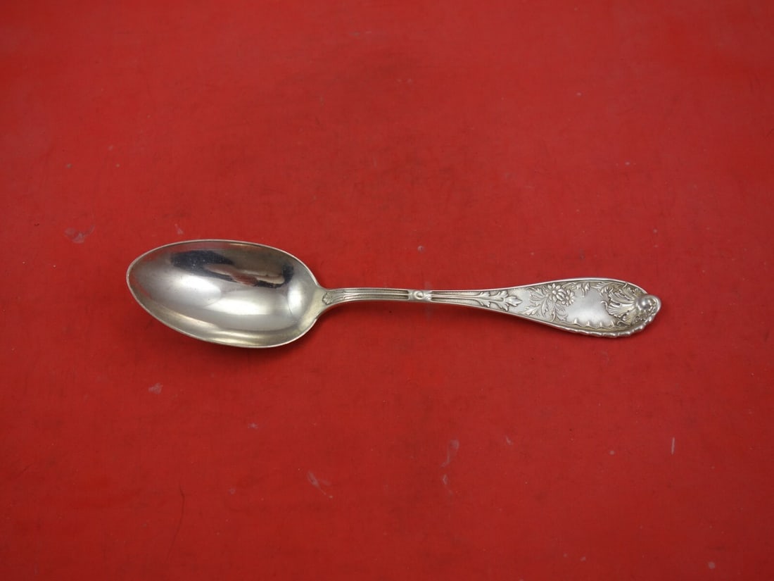 Wood & Hughes Undine Sterling Silver Serving Spoon 8 1/4 Vintage: Wood & Hughes Undine Sterling Silver Serving Spoon 8 1/4 Vintage This exquisite 8 1/4" serving spoon is part of the Undine pattern by Wood & Hughes, crafted from high-quality sterling silver. Dating b