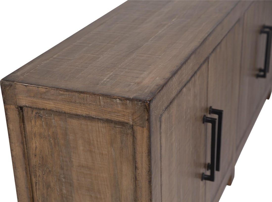 French Style Merwin Sideboard in Reclaimed Pine Wood (1 of 6)