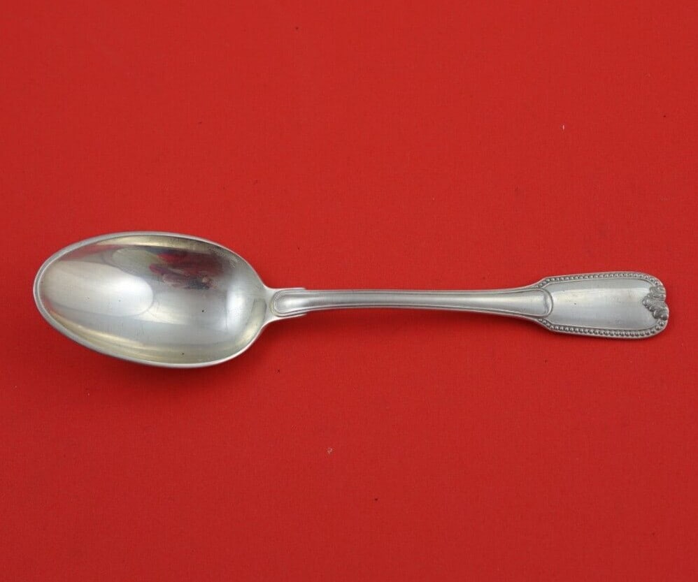 Christofle Joubert Sterling Silver Soup Spoon 6.5 Inch Flatware: Christofle Joubert Sterling Silver Soup Spoon 6.5 Inch Flatware Experience the elegance of fine dining with this Joubert by Christofle Sterling Silver Place Soup Spoon. Crafted from premium sterling s
