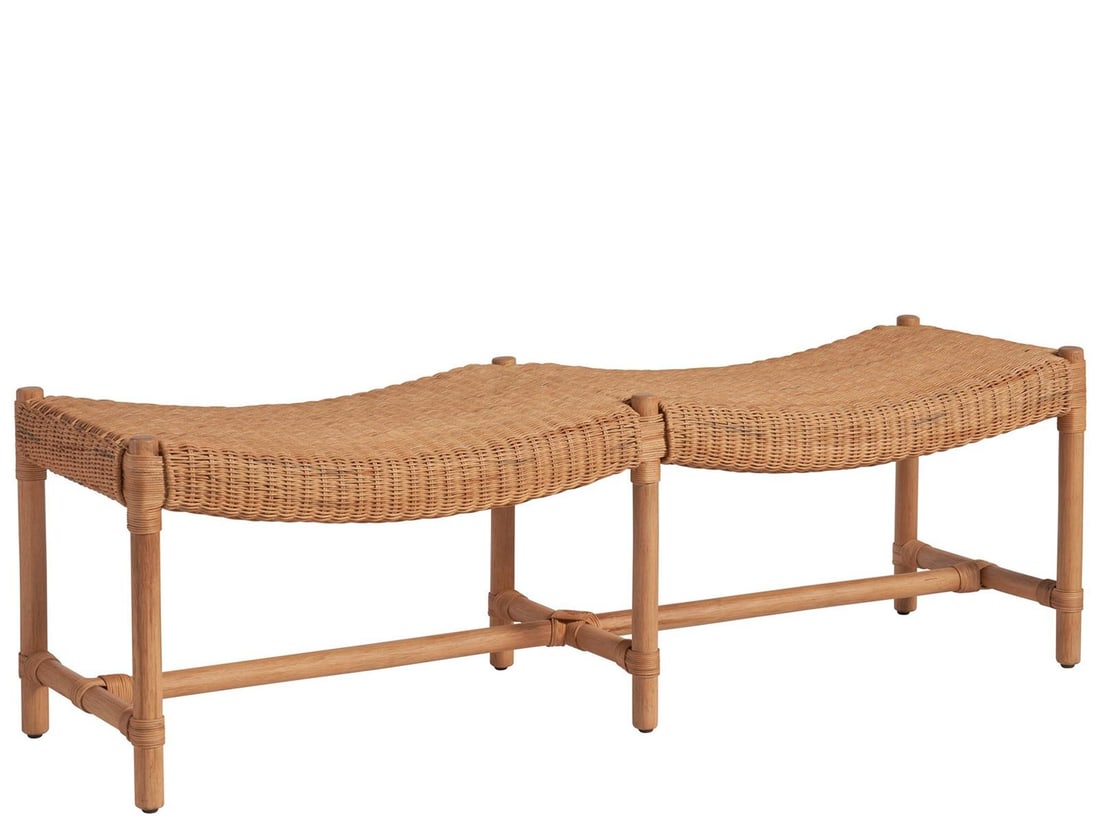 Universal Murro Bay Coastal Style Bench 62": Universal Murro Bay Coastal Style Bench 62" Enhance your coastal home with this stylish Murro Bay Bench, designed to provide both functionality and charm. This bench features a sleek design, perfect f