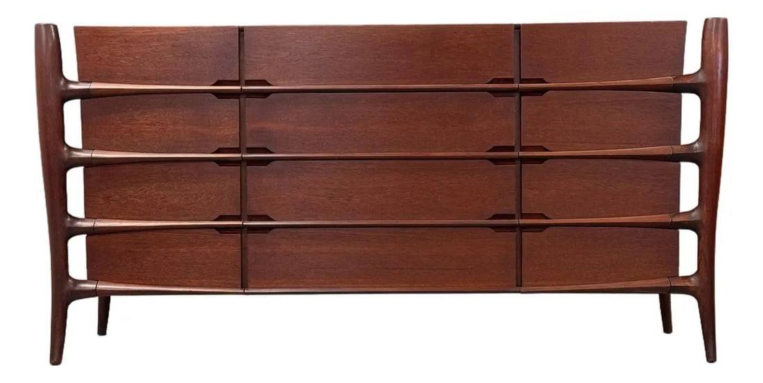 1960s Teak Mid Century Dresser in William Hinn Style (1 of 9)