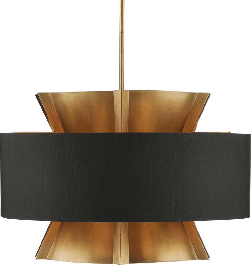 Currey Black Brass Oxenwood Chandelier 20H 24W 24D Dimmable: Currey Black Brass Oxenwood Chandelier 20H 24W 24D Dimmable Illuminate your space with this dazzling Luxurious Black and Brass Oxenwood Chandelier, designed to enhance any mid-century modern interior.