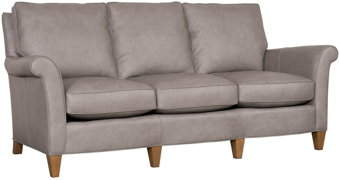 Hand-Crafted American Leather Sofa Chocolate Finish 39H 83W 39D (1 of 3)