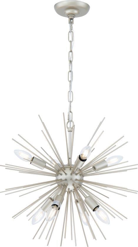 Elegant Lighting Timber Pendant Lamp Champagne Finish 8 Bulb E12: Elegant Lighting Timber Pendant Lamp Champagne Finish 8 Bulb E12 Enhance your living space with this elegant pendant lamp from the Timber collection. Crafted from brass and iron wire, this stunning fi