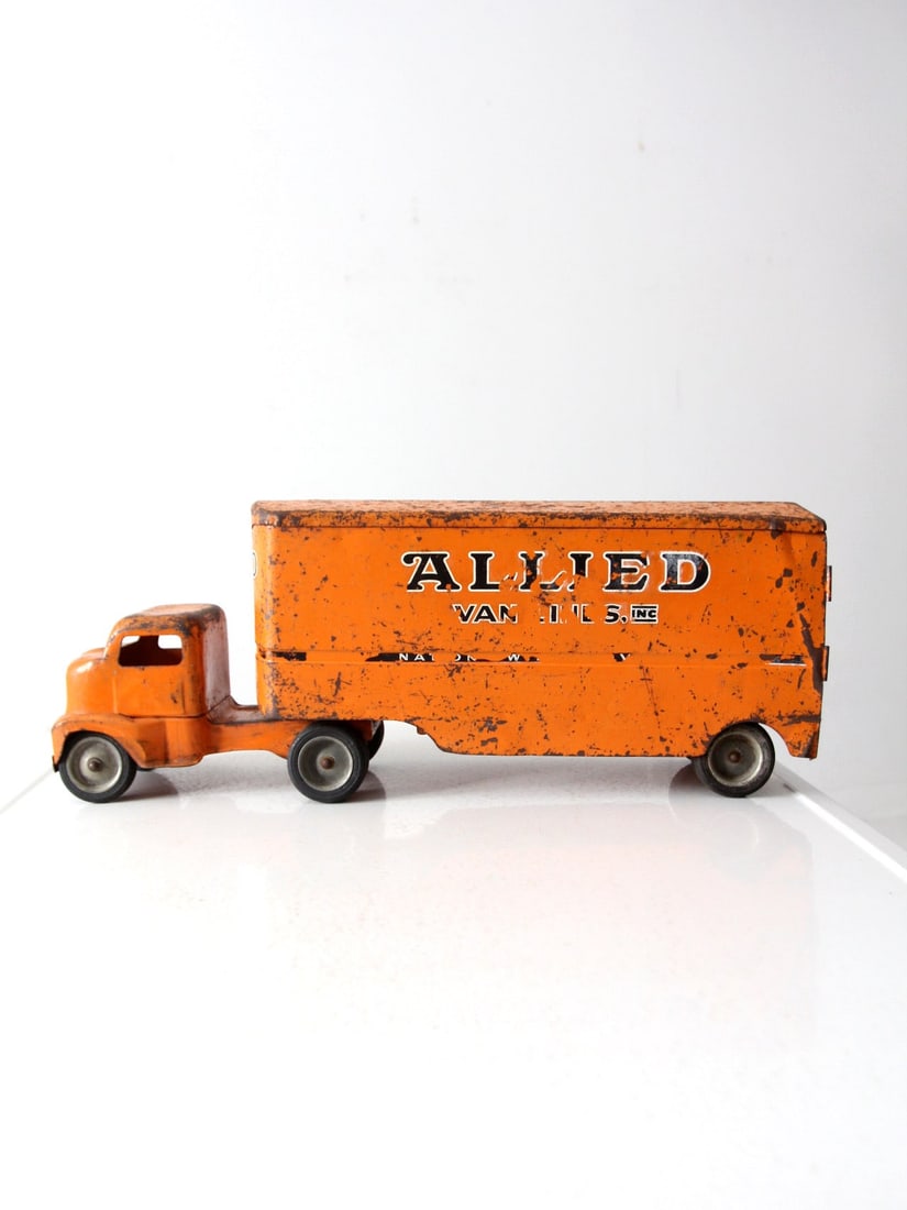 Vintage 1950s Tonka Toy Truck Allied Van Lines Steel 22.25in (1 of 9)