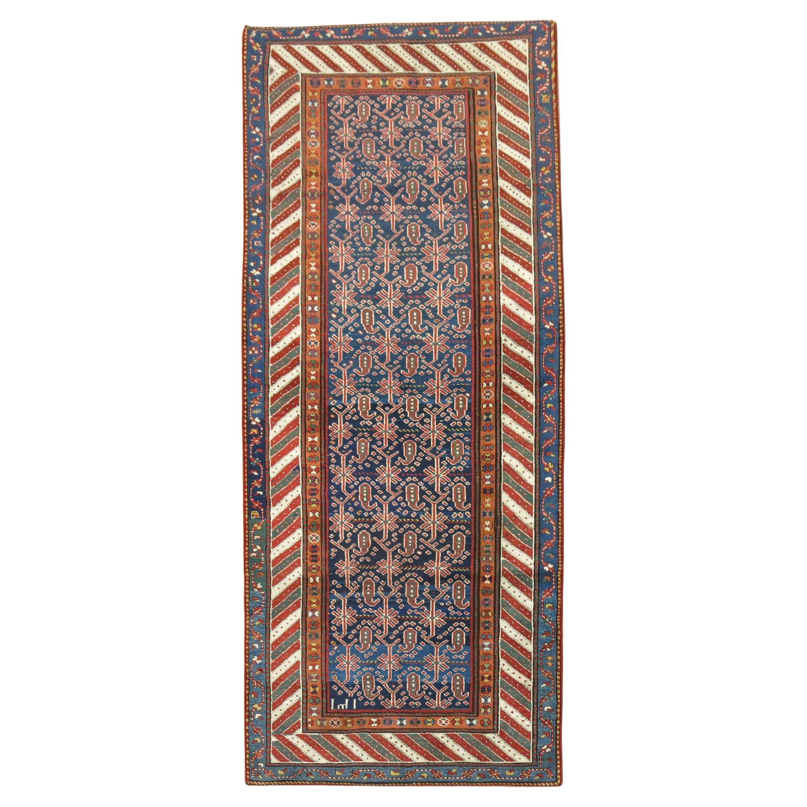 Vintage Early 20th Century Kurdish Tribal Wool Runner: Vintage Early 20th Century Kurdish Tribal Wool Runner Discover the exquisite craftsmanship of this early 20th-century Kurdish tribal runner, beautifully hand-woven from quality wool. This stunning pie