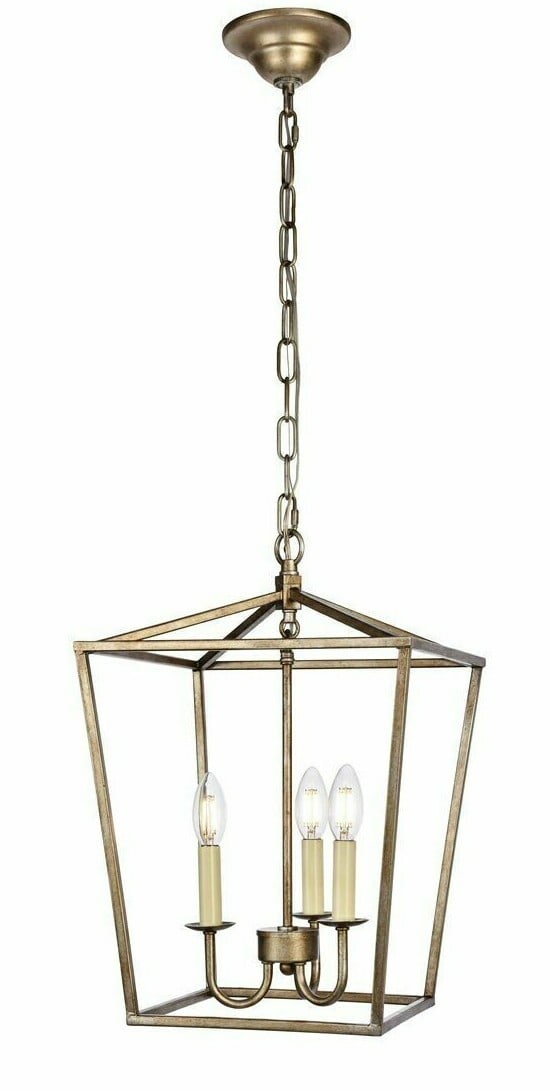 Maddox Vintage Silver 3-Light Iron Chandelier for Dining or Living Room: Maddox Vintage Silver 3-Light Iron Chandelier for Dining or Living Room This vintage silver chandelier features a rectangular metal frame and a farmhouse-inspired rustic design, ideal for various indo
