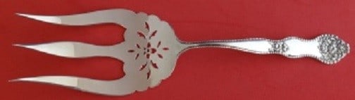 Mount Vernon Adolphus Sterling Silver Toast Fork 8.5" Serving: Mount Vernon Adolphus Sterling Silver Toast Fork 8.5" Serving This exquisite serving fork features the elegant Adolphus pattern by Mount Vernon, crafted from high-quality sterling silver. Measuring 8