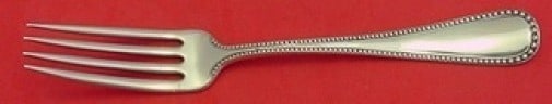 Watson Plymouth Sterling Silver Beaded Dinner Fork 7.25": Watson Plymouth Sterling Silver Beaded Dinner Fork 7.25" This exquisite Plymouth dinner fork by Watson showcases a lovely beaded design, perfect for enhancing your dining experience. Crafted from high