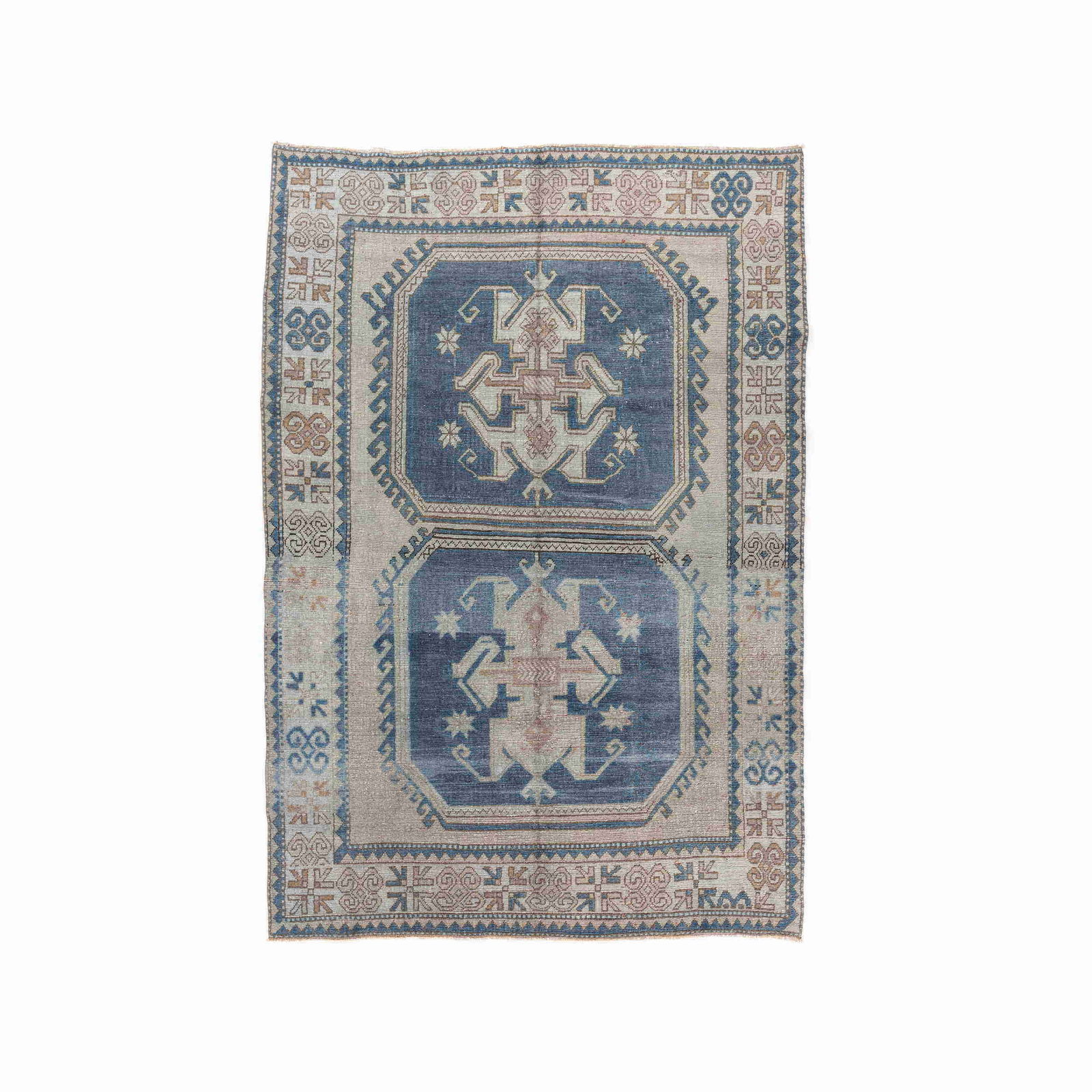 Handmade Anadol Wool Carpet 73.6 x 107.5 Inches: Handmade Anadol Wool Carpet 73.6 x 107.5 Inches This Authentic Handmade Anadol Carpet showcases exquisite craftsmanship with its double knot weaving technique. Made from high-quality wool on wool, thi