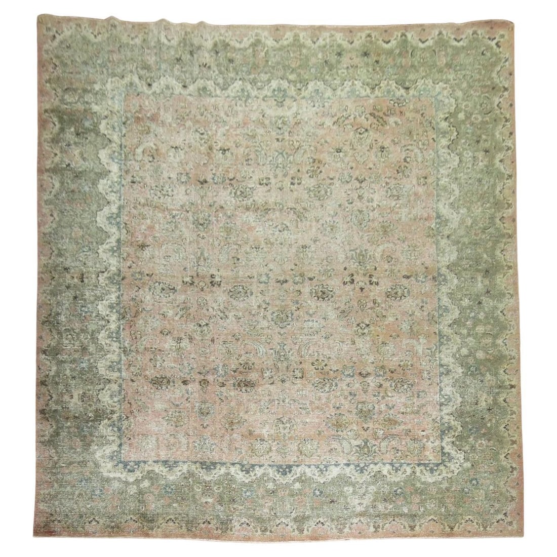 Zabihi Collection Large Hand-Knotted Malayer Persian Rug 11'10 x 16'2 Wool Iran 1930: Zabihi Collection Large Hand-Knotted Malayer Persian Rug 11'10 x 16'2 Wool Iran 1930 This stunning large Persian rug from the Zabihi Collection features a Malayer style and showcases an elegant neutra