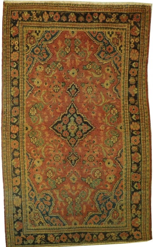 4.2 x 6.8 Faded Red Handcrafted Persian Runner Wool Rug: 4.2 x 6.8 Faded Red Handcrafted Persian Runner Wool Rug Free continental US Shipping Introducing the 4.2 x 6.8 Faded Red Antique Persian Runner, a stunning piece that masterfully combines historical c