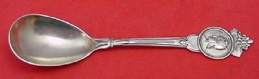 Phil B Gilbert Medallion Sterling Silver Egg Spoon: Phil B Gilbert Medallion Sterling Silver Egg Spoon This exquisite egg spoon is crafted from high-quality sterling silver and features the elegant Medallion pattern by Phil B. Gilbert. The spoon is in