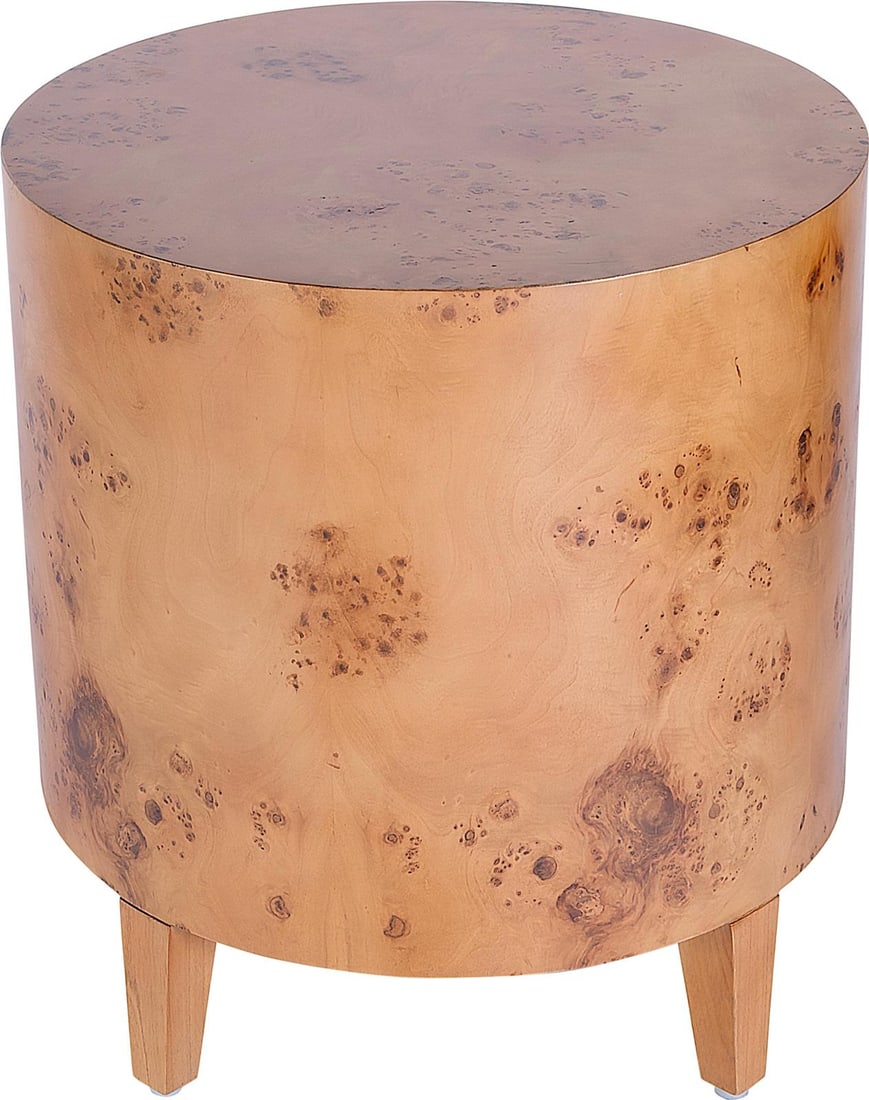 Butler Billie Modern Burl End Table Traditional Finish: Butler Billie Modern Burl End Table Traditional Finish Experience modern elegance with the Billie Burl End Table, a stunning addition to any contemporary space. Crafted by Butler Specialty Company, th