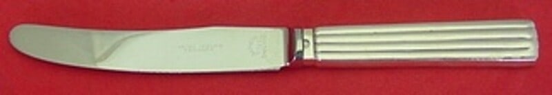 Georg Jensen Bernadotte Sterling Silver Fruit Knife 6 5/8": Georg Jensen Bernadotte Sterling Silver Fruit Knife 6 5/8" This exquisite Bernadotte fruit knife, crafted by Georg Jensen, features a stunning sterling silver hollow handle paired with a durable stain