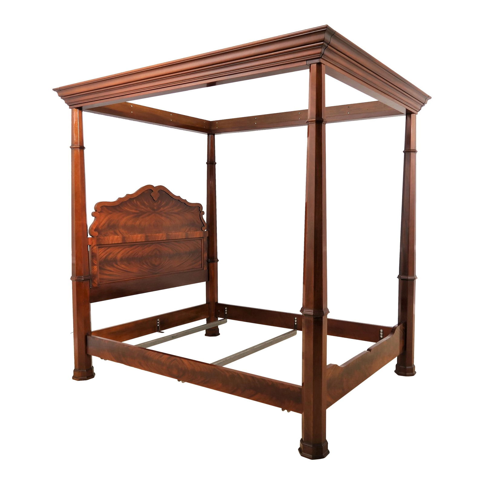 Kindel Queen National Trust Mahogany Canopy Bed Empire Design 20 Years Old (1 of 10)