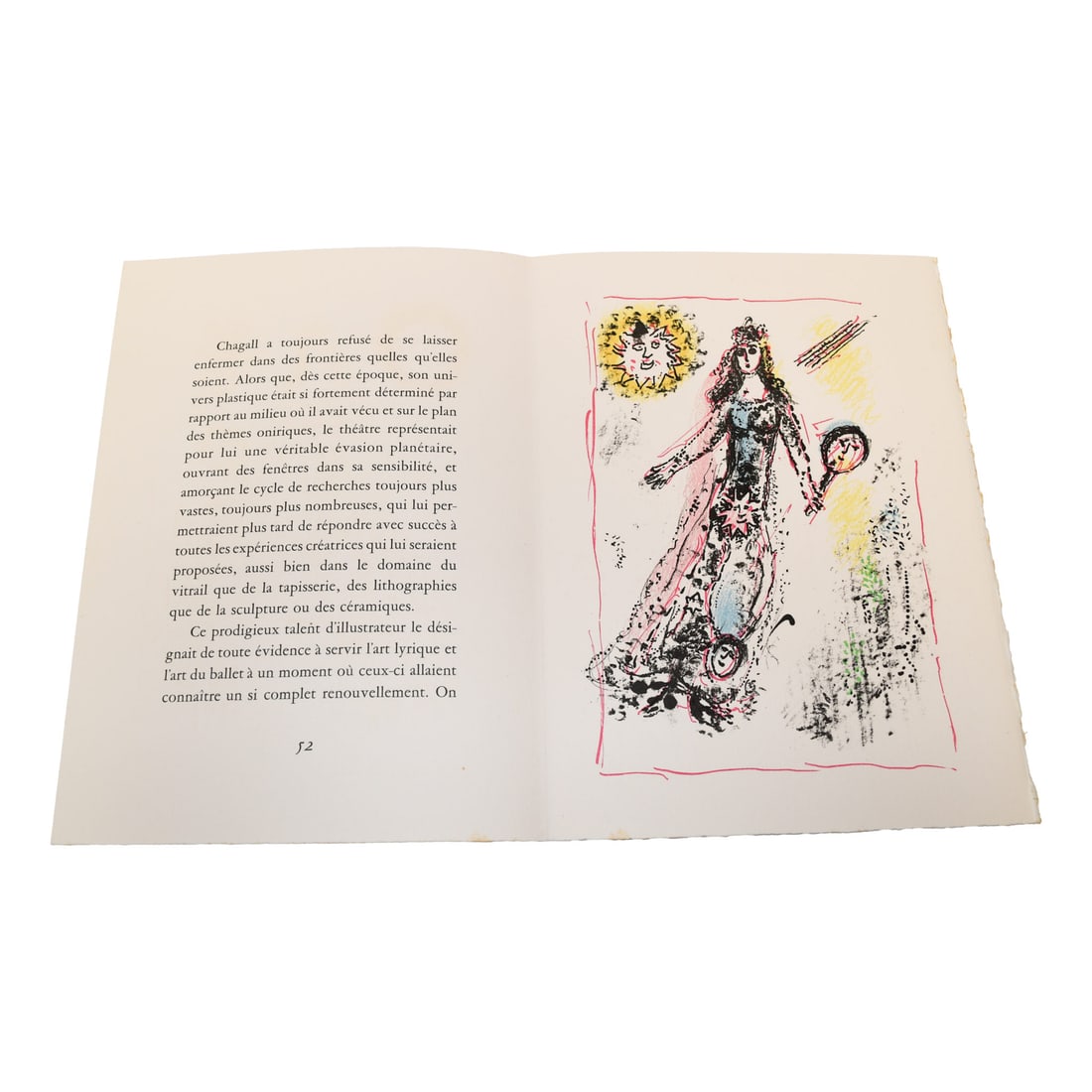 Marc Chagall La feerie et le royaume Lithograph Surrealism 1972 Multi-Piece Work: Marc Chagall La feerie et le royaume Lithograph Surrealism 1972 Multi-Piece Work Discover the enchanting lithograph by Marc Chagall, titled "La feerie et le royaume (The Fairy and the Kingdom)". This