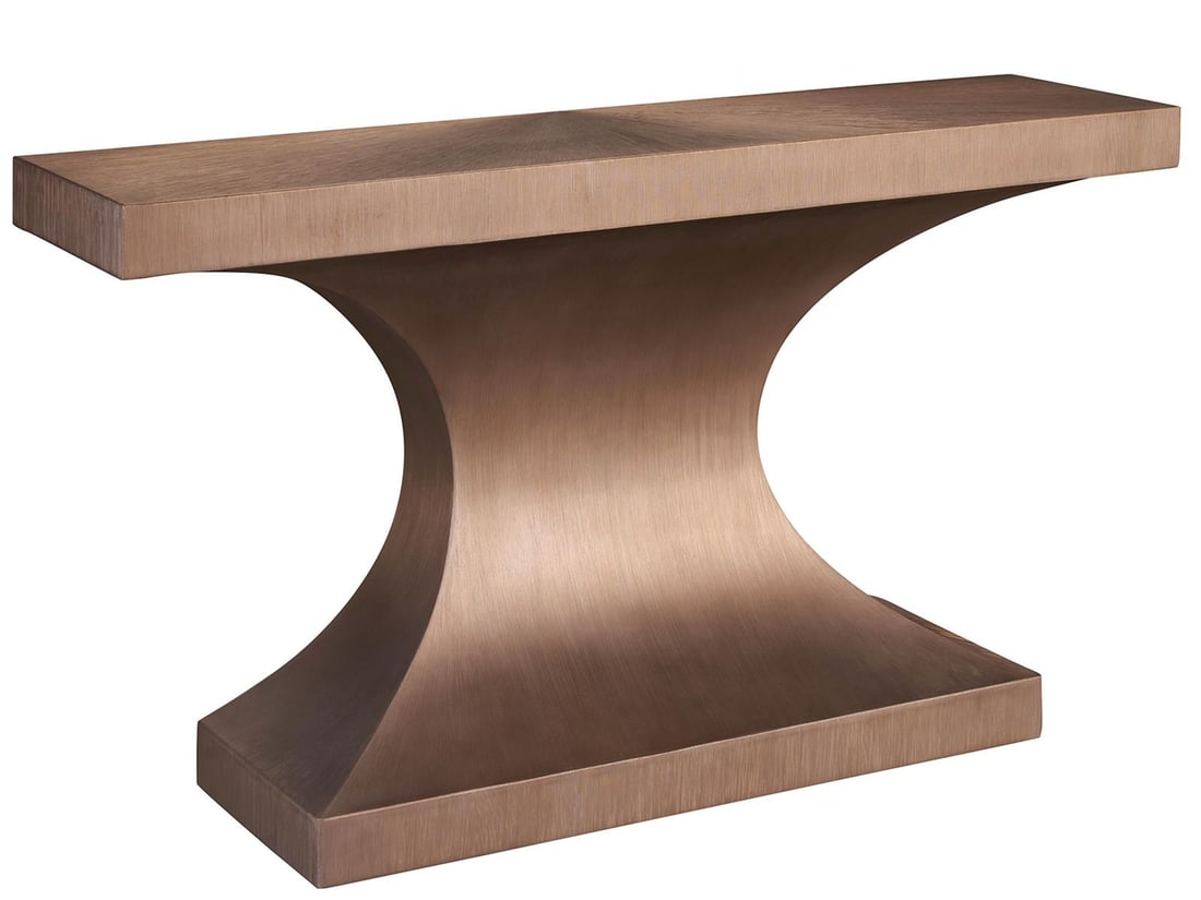 Universal Leander Console Table New Modern 30H 54W 14D: Universal Leander Console Table New Modern 30H 54W 14D This Contemporary Leander Console Table features a sleek and modern design that enhances any space. With a height of 30 inches, a width of 54 inc