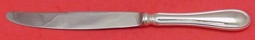 Wallace Giorgio Sterling Silver Modern Dinner Knife 9 7/8": Wallace Giorgio Sterling Silver Modern Dinner Knife 9 7/8" Experience elegance at the dining table with this modern dinner knife from the Giorgio pattern by Wallace. Crafted with a sterling silver hol