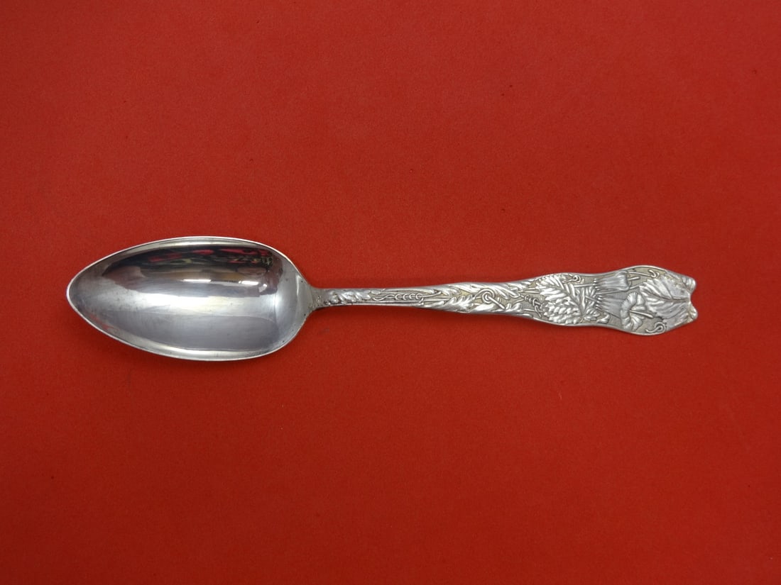 Wallace Saint Leon Sterling Silver Place Soup Spoon Monogrammed 7 1/4": Wallace Saint Leon Sterling Silver Place Soup Spoon Monogrammed 7 1/4" Enhance your dining experience with this exquisite Saint Leon place soup spoon by Wallace. Crafted from high-quality sterling sil