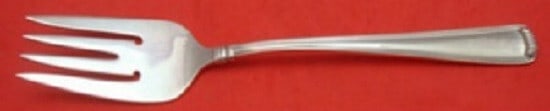 Towle Marie Louise Sterling Silver Cold Meat Fork 7.5": Towle Marie Louise Sterling Silver Cold Meat Fork 7.5" This exquisite serving fork features the elegant Marie Louise pattern by Towle, crafted from high-quality sterling silver. With a size of 7 1/2 i